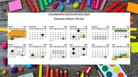 nuevo calendario escolar 2023-1